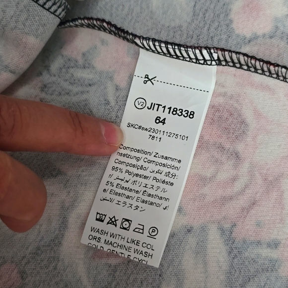 Emery Rose Bodycon Floral dress SIZE  XL - Picture 9 of 10